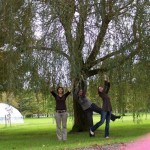 dans le parc du boulot de Marj